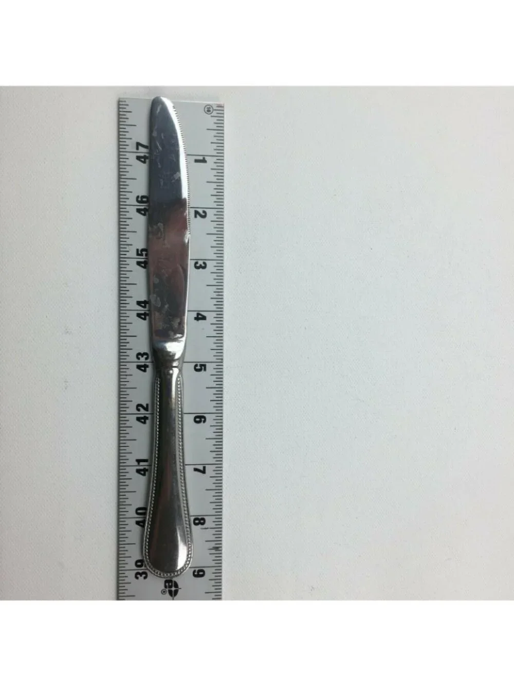 6 Dinner Knives Thell Cellar Silver Serrated Stainless